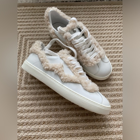 Stuart Weitzman ALL NEW leather sneakers - Picture 1 of 9